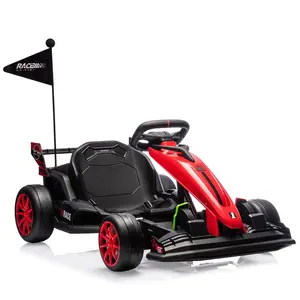 GARVEE 24V Electric Drift Go Kart Car with Adjustable Seat, Outdoor Ride-On Toy Featuring Variable Speed Mode, High-Speed Racing, and Immersive Gaming Experience for Ages 6 and Up