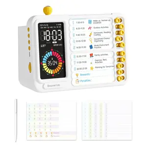 Beaverlab Time Manager Tasktimer with Stationery Storage & Reusable Writing Notes for Efficient Time Management Weekly Planner Homeschool Planner desk accessories office girly desk accessories cute desk accessories