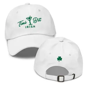 Embroidered Tini Bit Irish Hat, Irish Dirty Martini Hat, St Patricks Day Hat, Green Shamrock Hat, Saint Patricks Day, A Tini Bit Irish