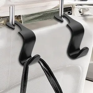 Heavy-duty car seat back straps, adjustable in height - Heavy-duty headrest storage rack, suitable for both front and rear seats, used for organizing bags, backpacks, groceries, and handbags - Easy to install, no tools required