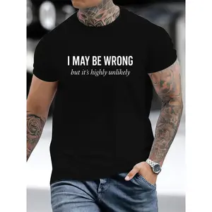 Humorous Casual Crew Neck Tee – Sarcastic Quote for Confident Adults