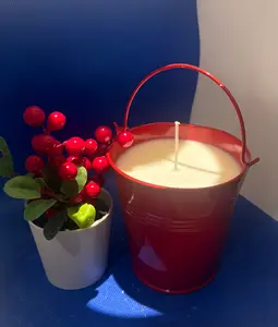 Yojawill Organic Small Bucket Anti-Bug Repellent Candle for Home Decor, Anti Bug Candles, Repellent Candles