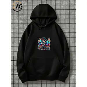 Sports Novelty Print Graphic HoodieBlack Hoodie with Cool DJ Graphic Design for Men and Women Comfortable Hoodies Fashion Streetwear Style - Unisex, hooded sweatshirt, front pocket design, Brother Teenage Mom Dad Halloween Birthday Christmas