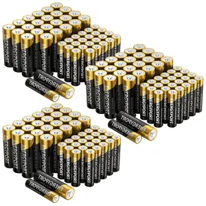 ENERGYPORT Alkaline AA and AAA Batteries, 144 Count, Combo Pack Contains 72 Max Double A and 72 Max Triple A Batteries, Ultra Long Lasting for Home and Office