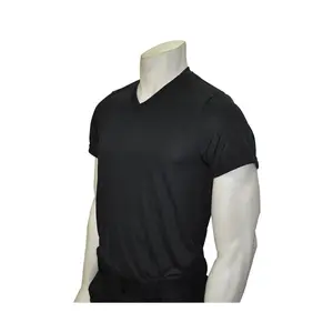Black V-Neck Loose Fit T-Shirt V-Neck