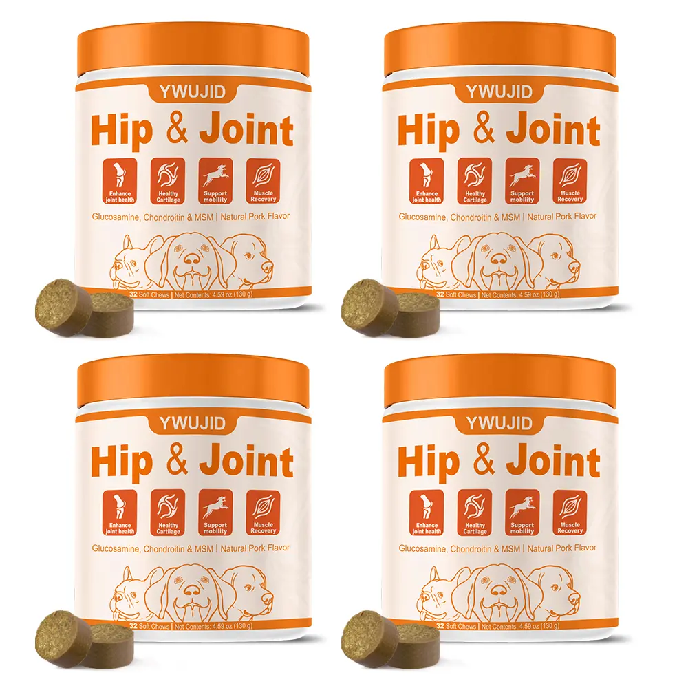 Glucosamine for Dogs Hip & Joint Supplement Chews, Chondroitin Joint Supplement for Dogs, Joint Chews for Dog, Dog Supplement for Joint Pain Relief