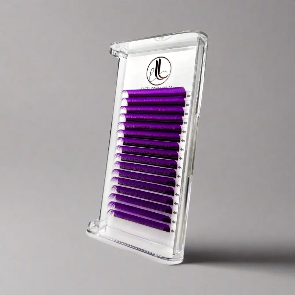 C & D Curl Cashmere Eyelash Extensions | 0.07 | Purple