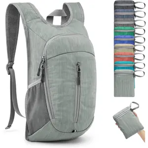 CampingEssentials 10L Hiking Backpack Small Travel Hiking Daypack Lightweight Packable Backpack Casual Foldable Shoulder Bag