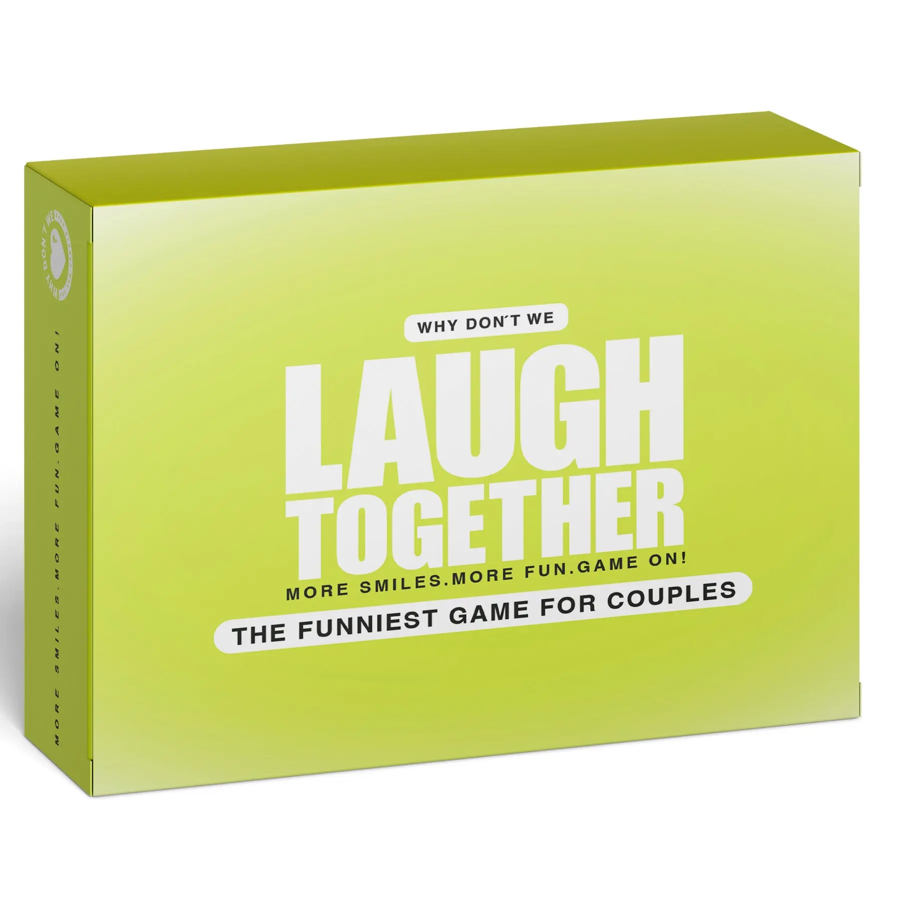 Why Don't We Laugh Together? | Fun Couples Card Game for Date Night —  200 Cards with Dares & Challenges | Unique Gift for Couples, Anniversary
