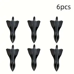 Universal Shark Fin Vortex Generator, No Drill Car Roof Spoiler Wing Decor, Sporty Exterior Mod Accessories For All Cars