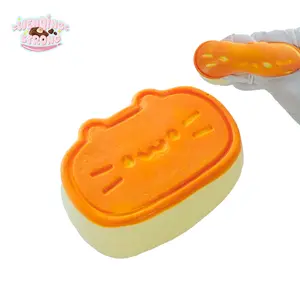 [WenQing Taba Squishy] Handmade Taba SquishiesDreams Cheese catSquishy Toys stress balls for adults squishy toys anxiety relief items Dreams Cheese cat，stress balls for kids Square Orbeez