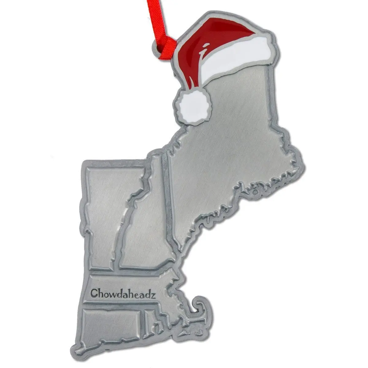 New England Santa Hat Ornament