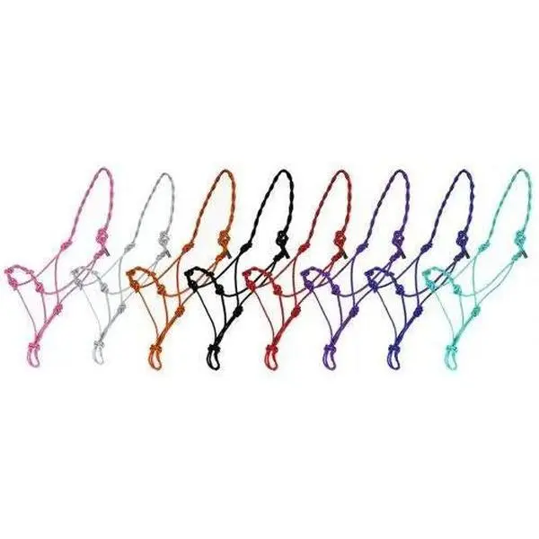 Twisted Cowboy Knot Rope Halter Twisted Cowboy Knot Rope Halter