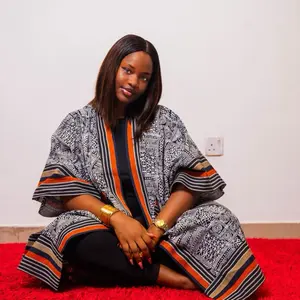 Ankara and Aso-oke kimono