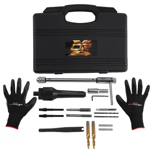 Damaged Glow Plug Removal Remover Tool Kit 16PC Set 8mm 10mm Glow Plugs