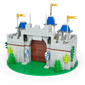 Medieval Castle & Roman Soldier Knight Small Building Block Sets, Educational Puzzle Toy for Boys' Birthday Gift