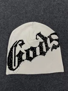 2025 autumn and winter new style trend hip-hop street leisure outdoor sports jacquard knitted hat Knit Hats