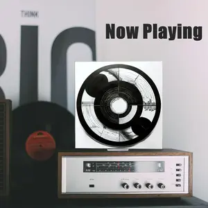 2 Piece Now Playing Vinyl Record Stand, Display Single Lp Records, No Assembly Required, Transparent Acrylic Album Rack Gift