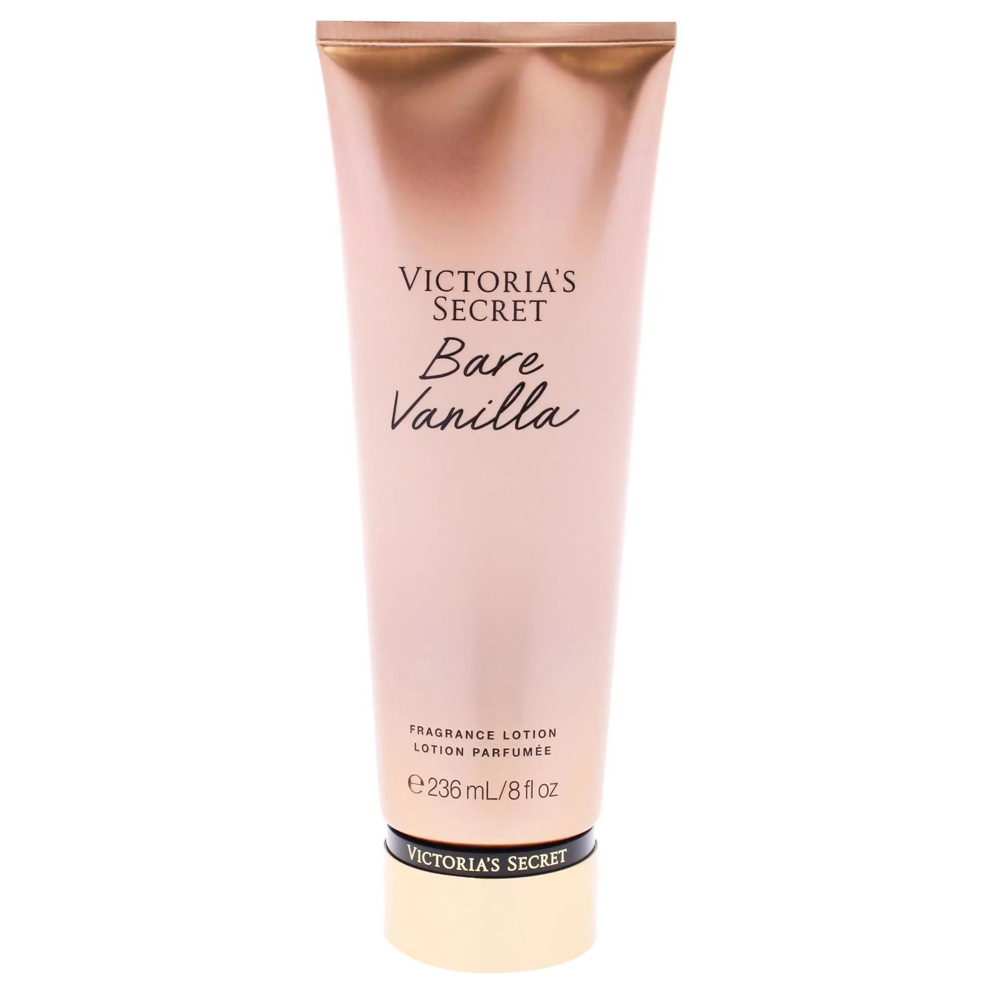 Victoria's Secret Bare Vanilla Women's Gentle Soothing Daily Hydrating Body Lotion - 8 fl oz Cosmetic Body Care, Vanilla Scent Moisturizer for Apply Daily Use