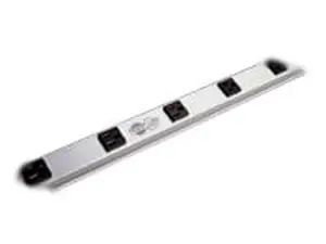 Tripp Lite Metal Power Strip with Transparent Cover, 72in Length, 24 Outlets, 15Amp Electrical Accessory (Model PS7224)