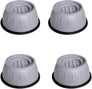Washing Machine Support Pads – 4-Pack Appliance Stabilizer Risers for Washer, Dryer, Refrigerator – Anti-Slip, Moisture-Blocking Base, Helps Reduce Noise, Floor Protector