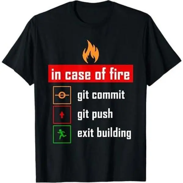 Git Push Git Commit Funny Programming Computer T-Shirt