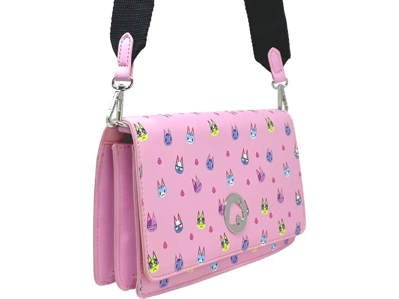 Animal Crossing Nintendo Switch & Switch Lite Sling Bag - Cat's Meow Pink