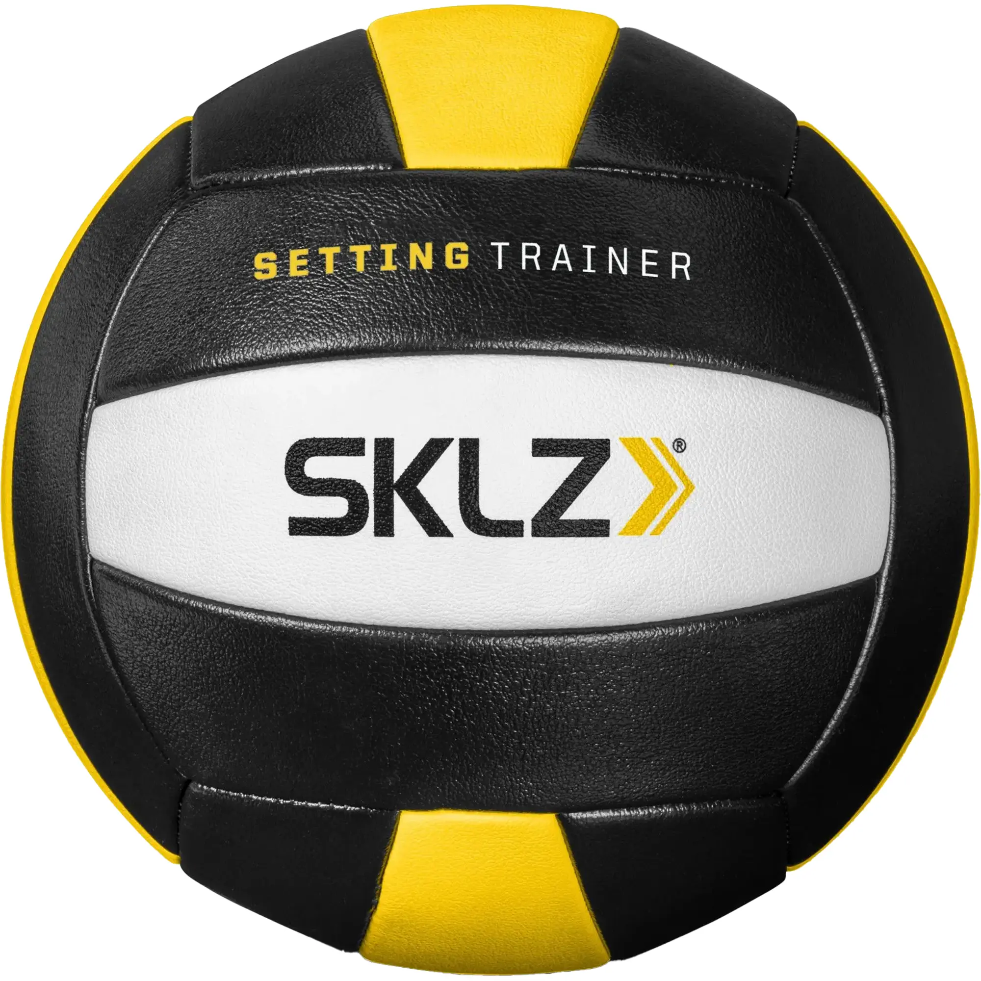 SKLZ Volley Ball Setting Trainer - Weighted Composite Leather Ball with Consistent Touch, Increased Control for Skill Practice, Increase Control, Muscle Conditioning Aid, Practice Time, Stitchless Microfiber Design, Weighted Ball