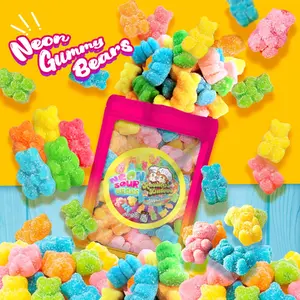Neon Sour Gummy Bears
