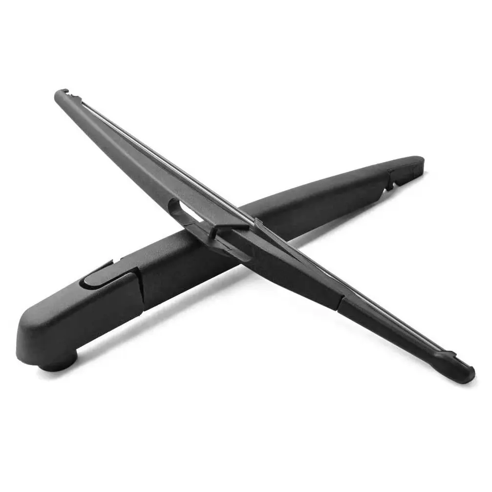 Rear Windshield Wiper Arm & Blade Set - Metal Steel All-Season with Hard-Molded Frame, Easy Installation for Nissan Rogue, Pathfinder 2013-2018 (28780-3JA0A)