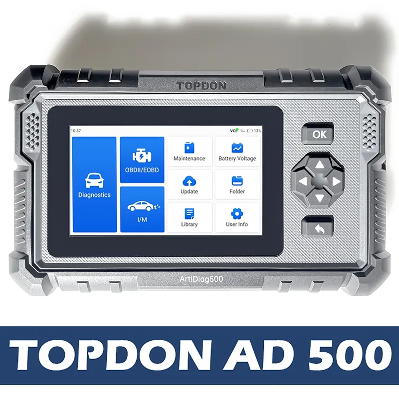 [SummerFinds]TOPDON AD500 OBD2 scanner, Car Code Reader Scan Tool diagnostic scanner Multilingual OBD2 with Display Portable Smart Meter Automotive Vehicle