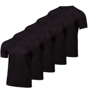 Real Essentials 5 Pack Men’s Active Quick Dry Mesh Crew Neck T Shirts | Athletic Short Sleeve Tee (Available In Big & Tall)