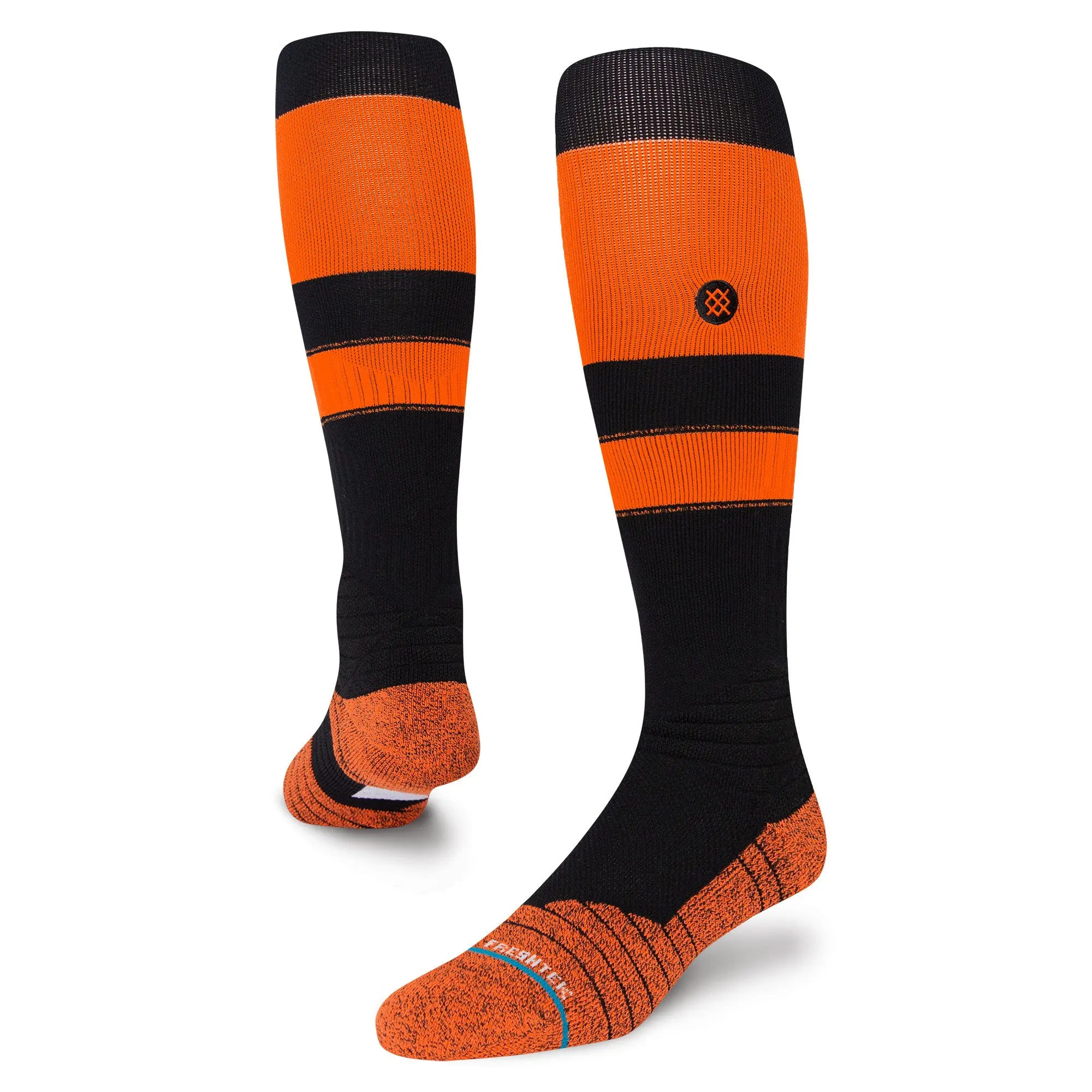 Stance MLB Diamond Pro Stripes OTC Socks (Orange Black)