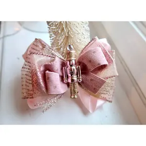 Pink Nutcracker Hairbow