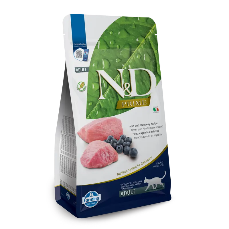 N&D Prime Feline Lamb & Blueberry