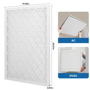 MERV 11 Furnace Filters for AC/HVAC Systems, 16x25x1 in ABS Frame, Multi-Count Options (4,5,8) and Filter Paper Only Variation