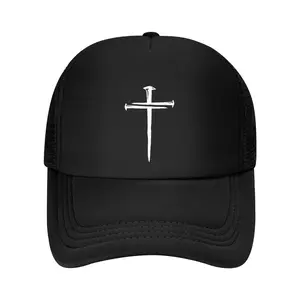 Funny Christian Jesus Crist Three Nails Cross Baseball Cap