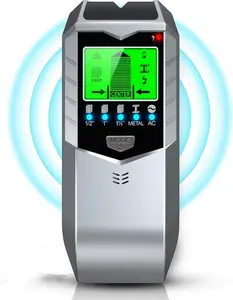 Professional 5-in-1 Wall Scanner – See Through Your Walls to Instantly Locate Wood Studs, Metal Pipes and Live Wires with Enhanced Accuracy for Your Home Projects