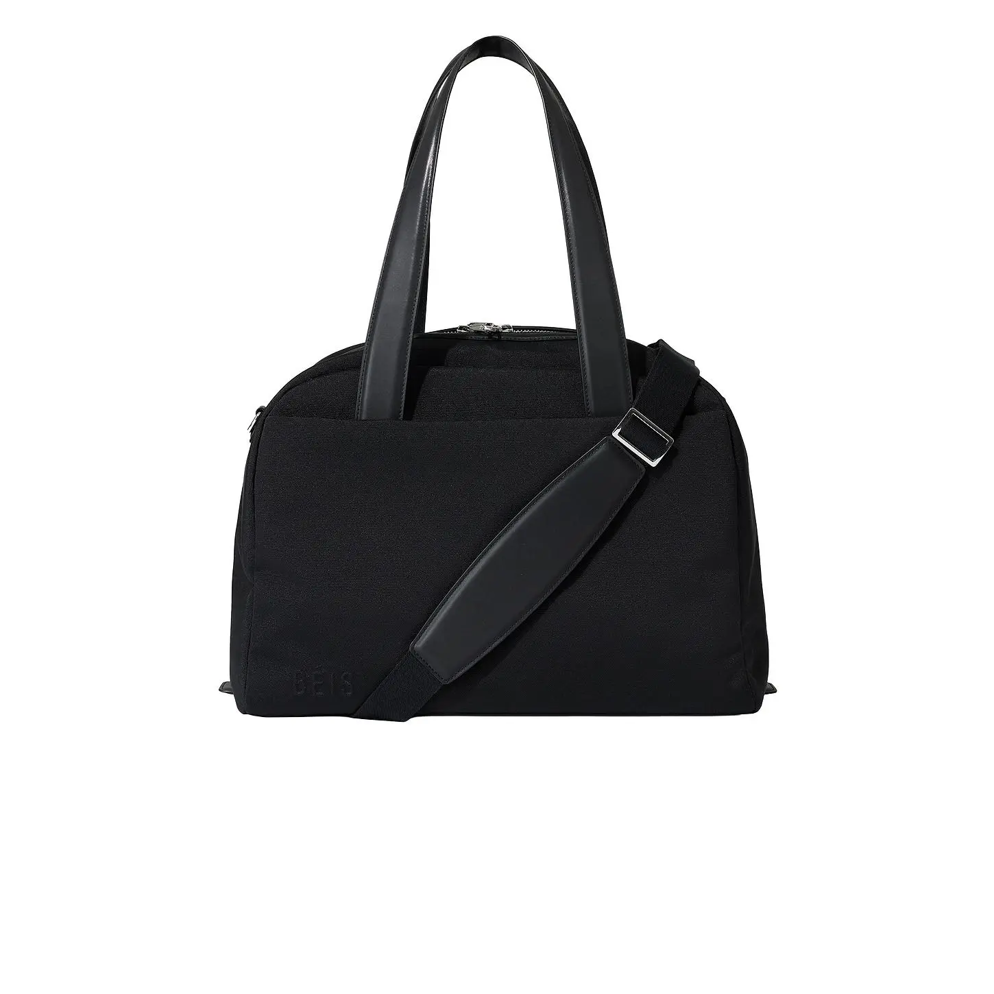 BEIS The Leather Trim Duffle in Black