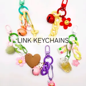 Keychains and Purse Charms for Girls - Colorful and Unique Designs with Various Charms and Shapes Perfect for Girls' Accessories