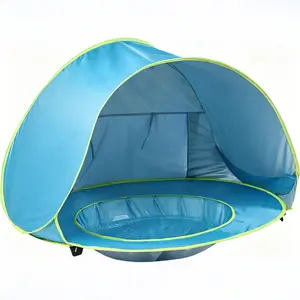 Monobeach Baby Beach Tent Pop Up Portable Shade Pool UV Protection Sun Shelter for Infant