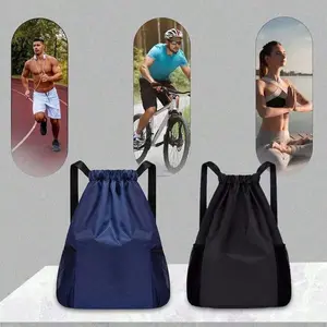 Large Capacity Waterproof Drawstring Backpack, Dry-Wet Separation Design, Lightweight Multi-Functional Daily Use Bag, Ideal for Hiking and Sports, Outdoor Sports Bag