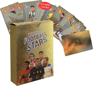 2026-27 Playing Soccer Cards |   55 Unique Cards for Soccer Players |   Unforgettable Moment for Friends, Siblings & Soccer Fans |   Printed on Premium Paper – Golden - Not Orignal