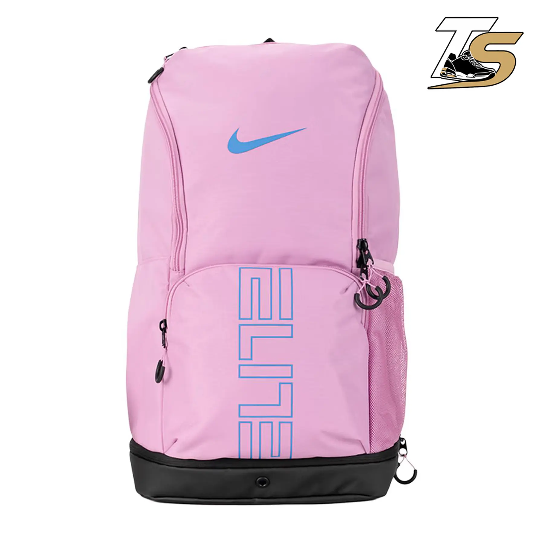 Nike Varsity Elite Backpack 32L HM9965-503 Light Magenta Black Unisex Basketball Gym Bag