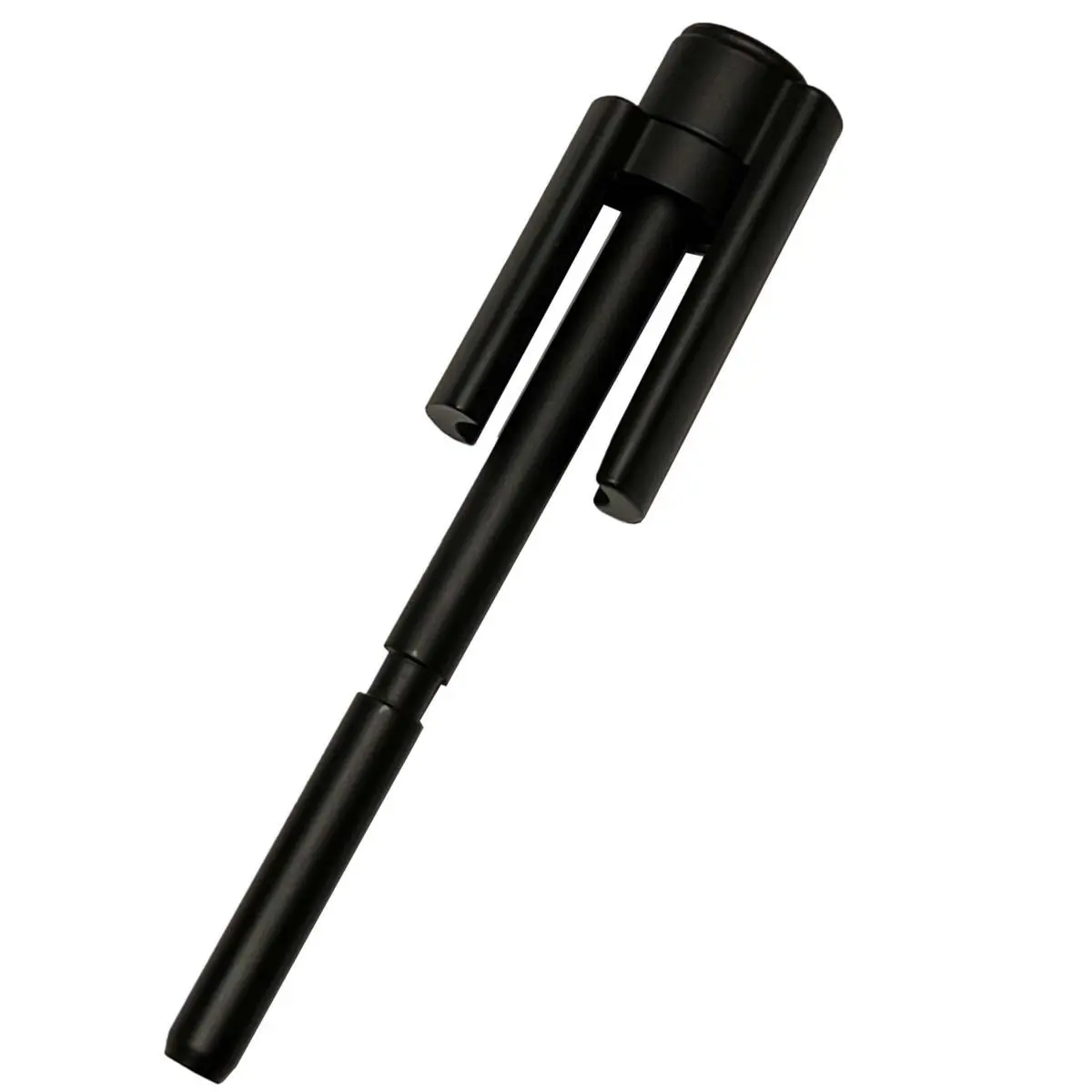 Matte Black Solid Brass Commercial Door Stop - High-Quality Door Hardware with Matte Black Hinges, Durable, Luxurious Texture for Commercial Shopping Use