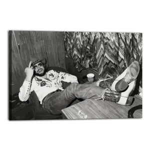 Hank's W. JR Poster for Bedroom Aesthetic Canvas Wall Art Living Room Posters Painting Picture Print Modern Family Decor Artist Bathroom Poster