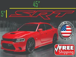 SRT WINDSHIELD VINYL DECAL STICKER, CHARGER, CHALLENGER, DODGE, CHRISLER