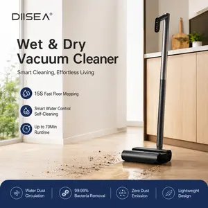 3-in-1 Wet Dry Vacuum Mop with One-Click Self-Cleaning, 6.6 lbs Lightweight Smart Hard Floor Cleaner, 55dB Quiet & Odor-Free, Ideal for Pet Hair & Deep Cleaning