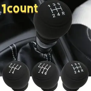 Silicone Gear Shift Cover, Shift Lever Cover for Manual Transmission Shift Knob, Anti-Slip Dustproof Waterproof Handle, Easy Installation, Durable Car Interior Accessory