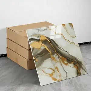 10pcs 12x12 Inches Self-Adhesive Faux Marble Tile Stickers, 2mm Thick Waterproof Wall Tiles, Peel and Stick for Kitchen Bathroom Wall Covering Decoration, Easy Clean Removable, Marble Texture Accent Wall Panels, Stick On Backsplash